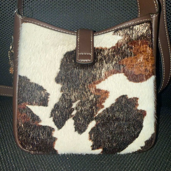 Coach mini Hadley crossbody with cow print - Picture 2 of 8